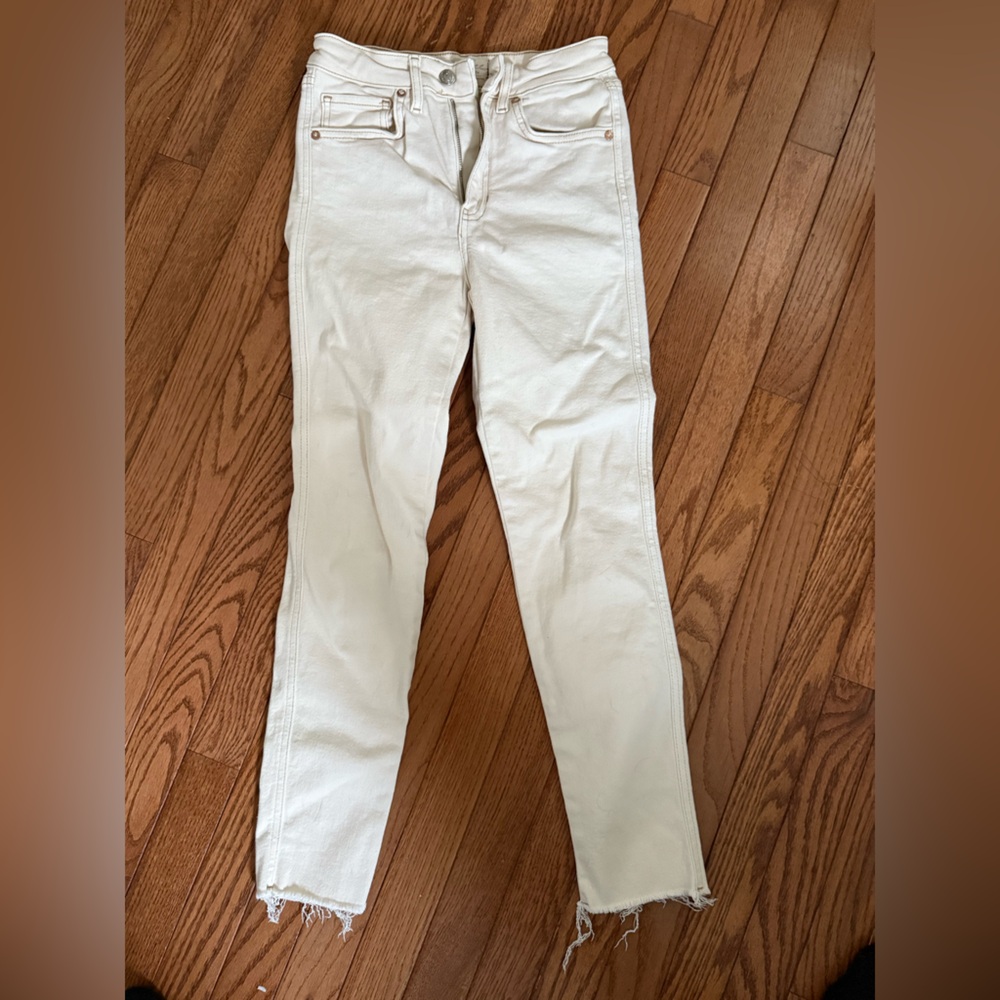 free people ivory skinny jean